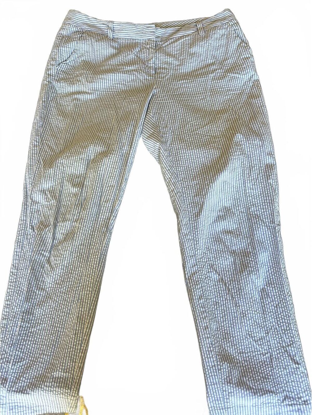 Vineyard Vines Blue Seersucker Pants Women's 6